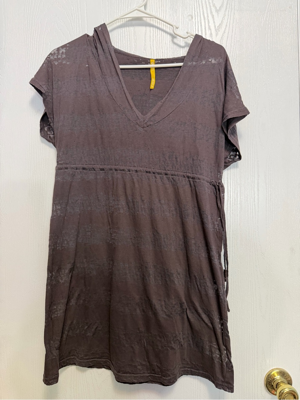 Lole  Brown V-Neck Swim Cover-Up
